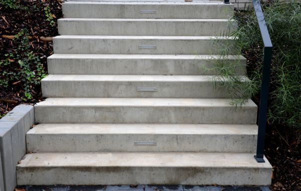 Poured Step Installation in Niceville