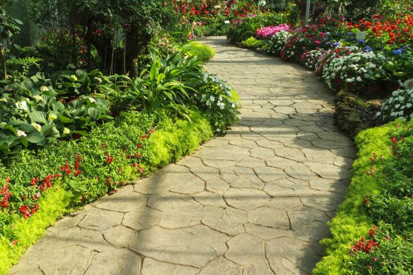Stone Path Installation