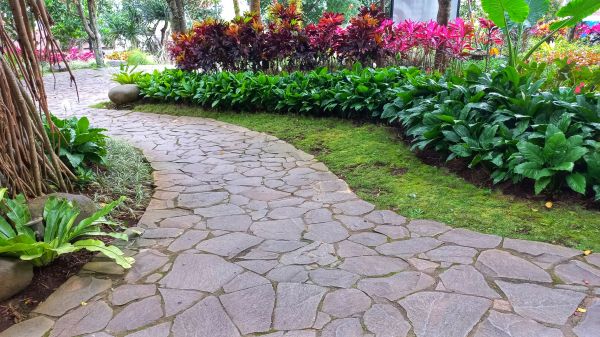 Backyard Pavement Installation