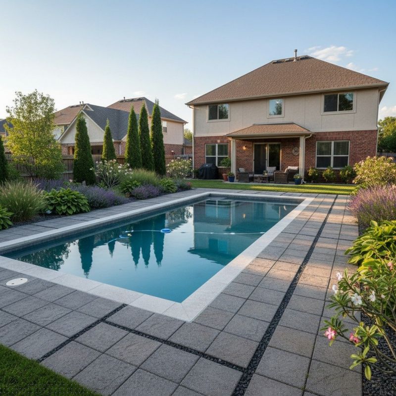 Concrete Pool Patio Installation